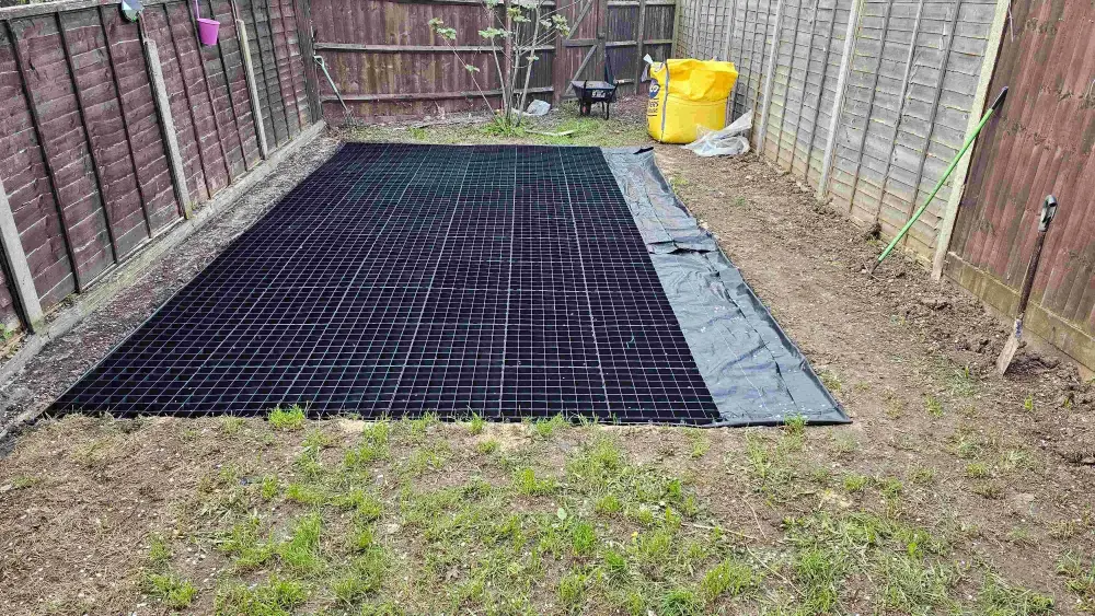 Garden Shed Foundation Before C